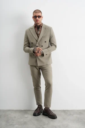 Timeless Charm παντελόνι cool fit 600528 Olive
