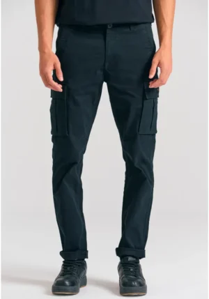 Ανδρικό comfort cargo παντελόνι FBM012 002 02 Black (4)