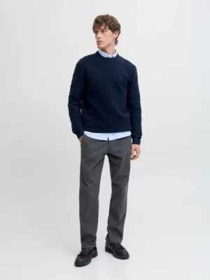 chinos παντελόνι relaxed fit 12286940 Woodland Grey (3)