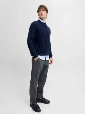 chinos παντελόνι relaxed fit 12286940 Woodland Grey (4)