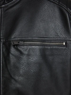 Faux δερμάτινο μπουφάν 12172908 Black (2)