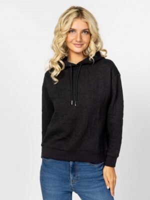 φούτερ με κουκούλα SansiT02028 Black (2)