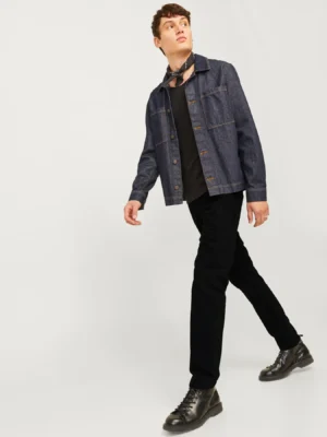 jean παντελόνι Tapered fit Mike 12263335 Black Denim (4)