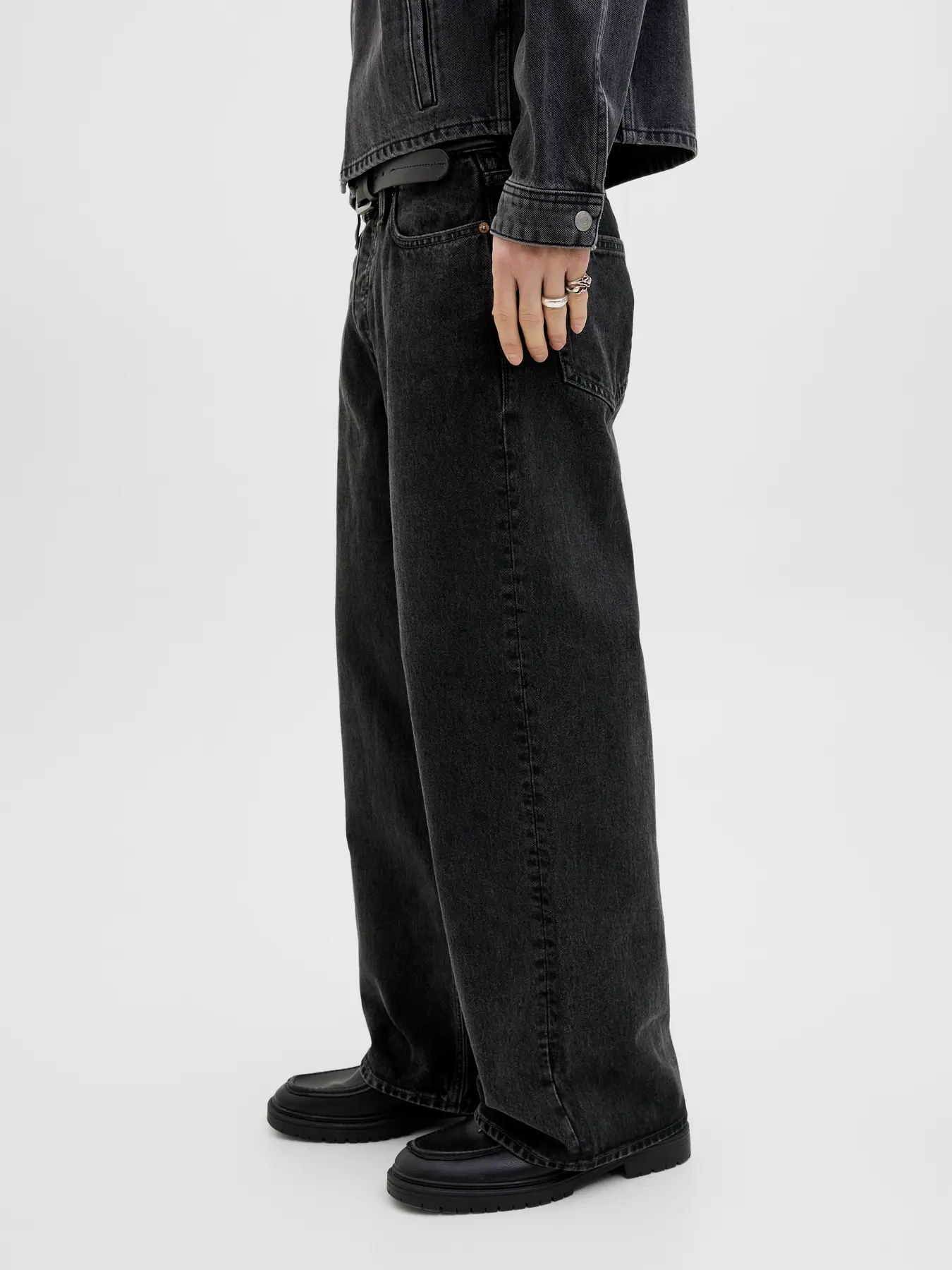 jean παντελόνι Wide fit Dave 12277996 Black (4)