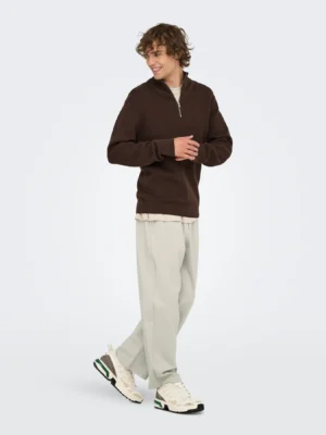 loose fit παντελόνι 22034234 Silver Lining (2)