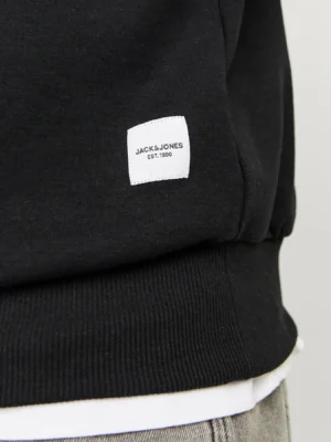 φούτερ με λαιμόκοψη 12182567 Black (4)