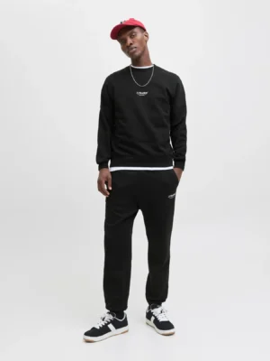 φούτερ με λαιμόκοψη 12278791 Black (2)