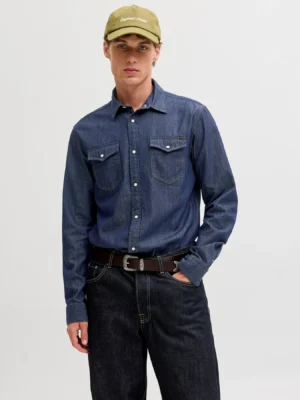 s Jean πουκάμισο 12138115 Dark Denim