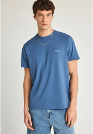 Essential t shirt με λαιμόκοψη FBM013 001 04 Indigo
