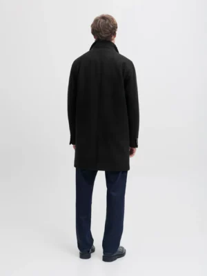 μακρύ μάλλινο παλτό 12280952 Black (3)