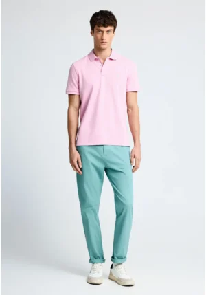 μπλούζα polo από βαμβάκι πικέ FBM013 001 11 Pink Mist (3)