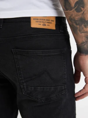 Straight Fit jean παντελόνι Starling9705 Black Denim (5)