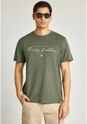 T shirt με λογότυπο FBM013 022 04 Deep Forest (3)