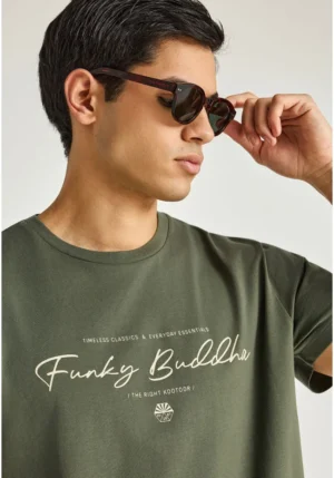 T shirt με λογότυπο FBM013 022 04 Deep Forest