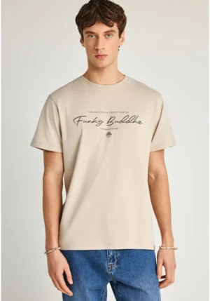 T shirt με λογότυπο FBM013 022 04 Fog