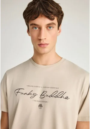 T shirt με λογότυπο FBM013 022 04 Fog (4)
