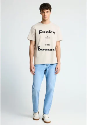 T shirt με λογότυπο FBM013 029 04 Fog (3)