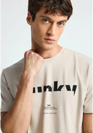 T shirt με λογότυπο FBM013 029 04 Fog (4)