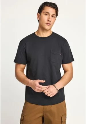 T shirt με τσέπη στο στήθος FBM013 005 04 Black