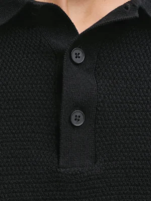 t shirt polo πλεκτό 12268281 Black (4)