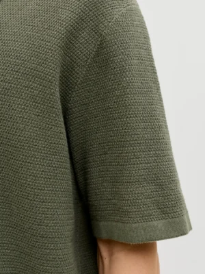 t shirt polo πλεκτό 12268281 Dusty Olive (2)