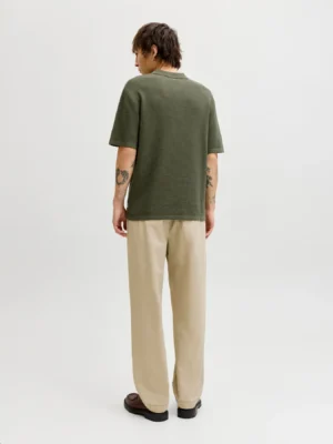 t shirt polo πλεκτό 12268281 Dusty Olive (3)