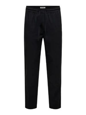 Tapered Fit παντελόνι chinos 22036359 Black (5)