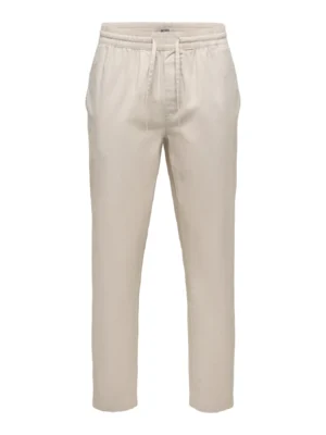 Tapered Fit παντελόνι chinos 22036359 Silver Lining (4)