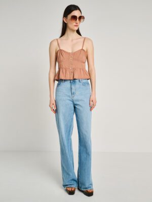 Wide Leg Fit Jean Παντελόνι Zoe 5 977.075.B3.055 L.T Blue Denim (4)