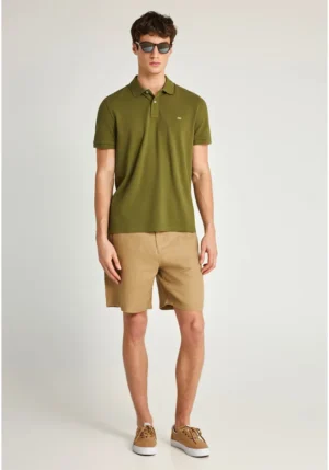 Ανδρική λινή chino βερμούδα FBM013 009 03 Warm Sand (2)