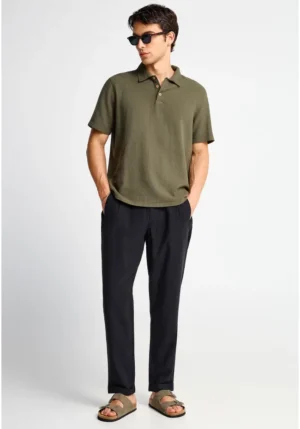 Ανδρική μπλούζα polo FBM013 008 11 Deep Forest (2)