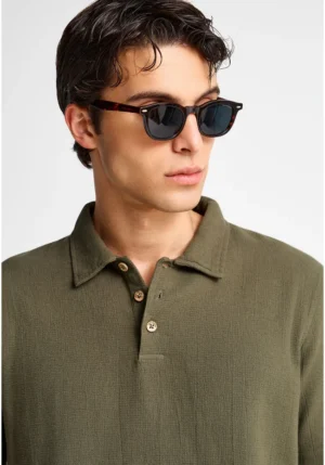 Ανδρική μπλούζα polo FBM013 008 11 Deep Forest (4)