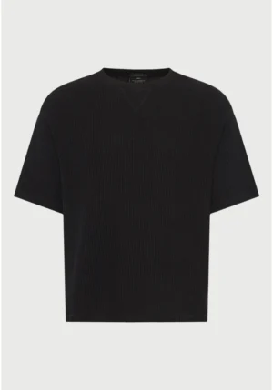 Ανδρικό μονόχρωμο t shirt The essentials FBM013 312 04 Black