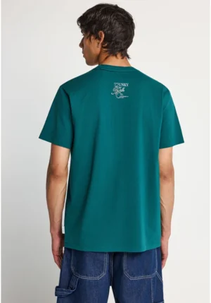 Ανδρικό t shirt με τύπωμα από βαμβάκι FBM013 023 04 Emerald (3)