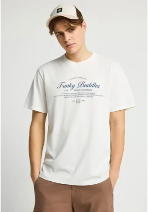 Ανδρικό t shirt με τύπωμα από βαμβάκι FBM013 024 04 Off White (4)
