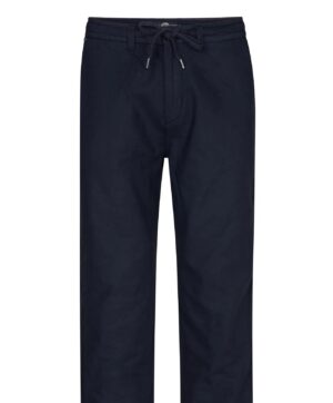 chinos λινό παντελόνι με λάστιχο Tro5955178 Navy (2)