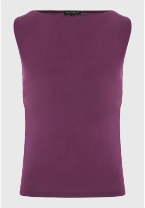 Γυναικείο αμάνικο top από modal FBL013 106 17 Grape Juice