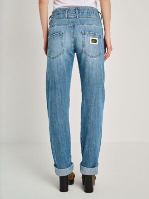Γυναικείο Jean Παντελόνι Boyfriend Fit Cropped Irene 5 913.060.B3.055 Blue Denim (3)