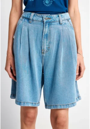 Γυναικείο jean σόρτς FBL013 162 03 L.T Blue (4)