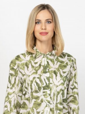 Γυναικείο μακρυμάνικο πουκάμισο Ravira40036 Leaf (2)