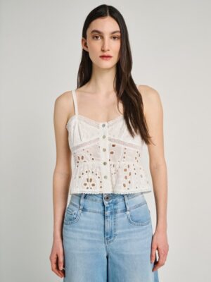 Γυναικείο Mπλουζάκι Με Τιράντα Amy 63 411.055 White