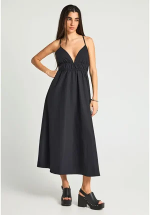 Γυναικείο μάξι φόρεμα FBL013 129 13 Black (3)