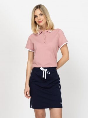 Γυναικείο πόλο t shirt Delin21 016 Roze