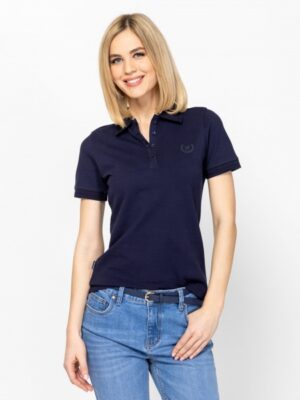 Γυναικείο πόλο t shirt Diallas21017 Navy