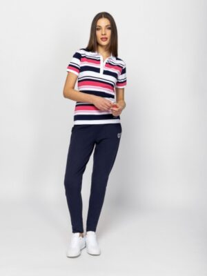 Γυναικείο πόλο t shirt Dittis21021 Fuchsia (4)