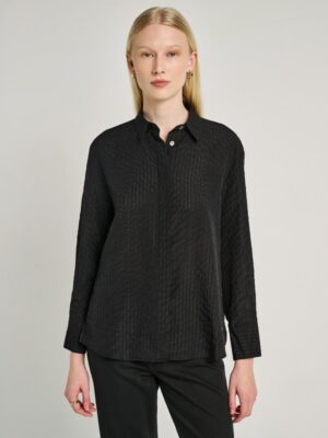 Γυναικείο Ριγέ Πουκάμισο Bianca 62 008.055 Black