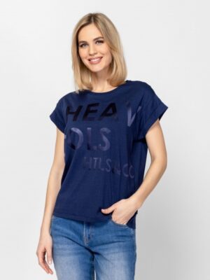 Γυναικείο t shirt Mettis17093 Navy (2)
