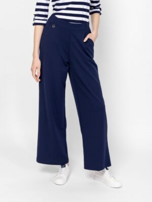 Γυναικείο Wide leg παντελόνι FridasT86011 Navy (3)