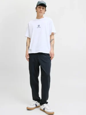 jogger παντελόνι chinos Tapered Fit 12282533 Crockery (5)
