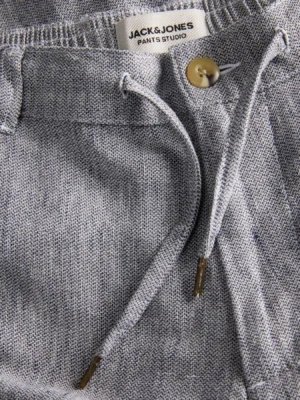 λινό παντελόνι chinos 12269371 Blue Indigo (3)